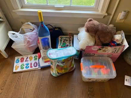 Photo of free Assorted toddler toys (Wolftrap) #1