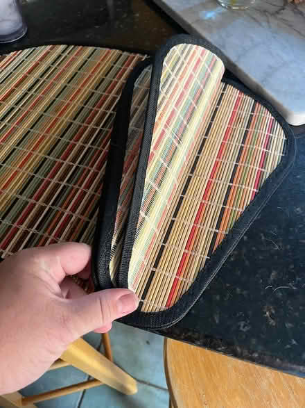Photo of free 6 multicolor placemats (Chevy Chase DC) #1