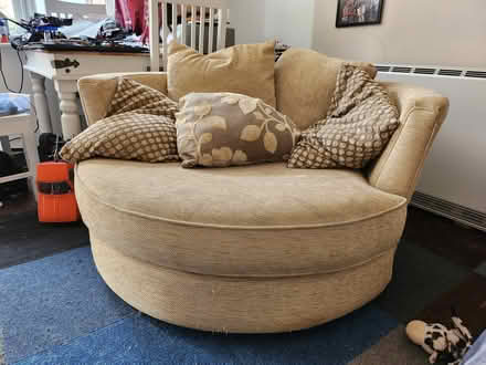 Photo of free Round rotating sofa (Rockingham) #1