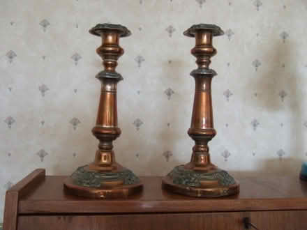 Photo of free Pair of candlesticks (Barnard's Green WR14) #3