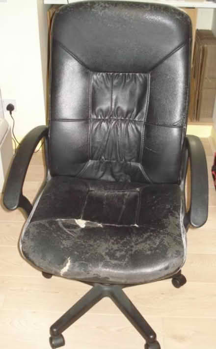 Photo of free Somewhat battered office chair (Collingtree) #2