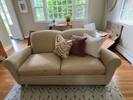 Photo of free 2 living room sofas (Robbins Park(East Acton)) #2