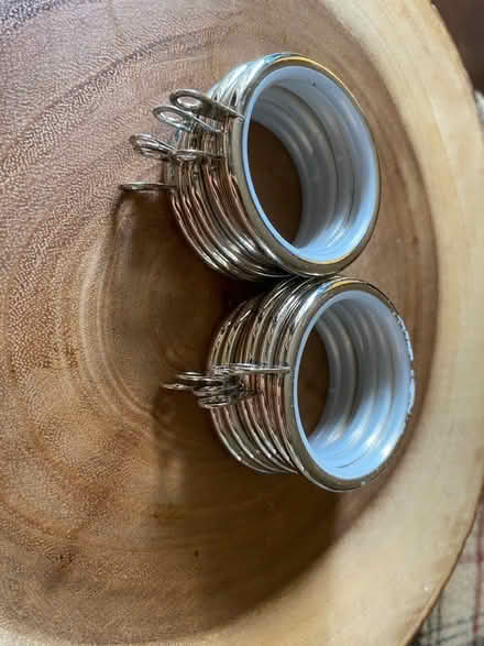 Photo of free Curtain rings (Oakwood derby) #1