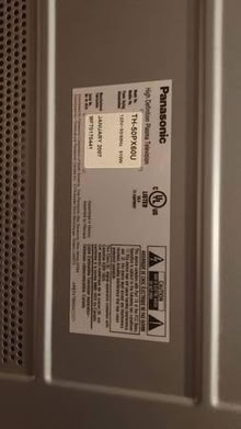 Photo of free Panasonic Large TV (Scotch Plains) #1