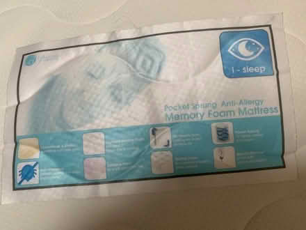Photo of free Memory Foam Double mattress (Middleton on Sea PO22) #1