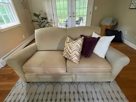 Photo of free 2 living room sofas (Robbins Park(East Acton)) #1