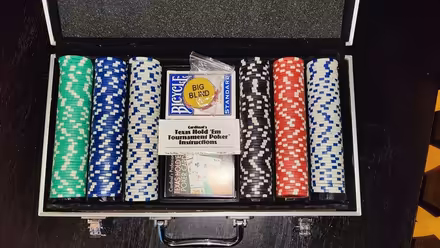 Photo of free Poker Chips / Cards Set with Case (Springfield Union Station) #2