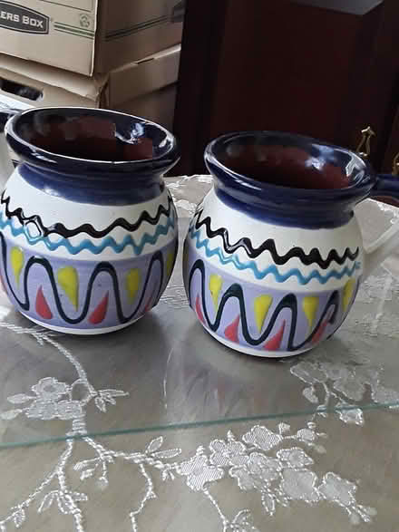 Photo of free pair of handcrafted Mexican mugs (Wynford) #1