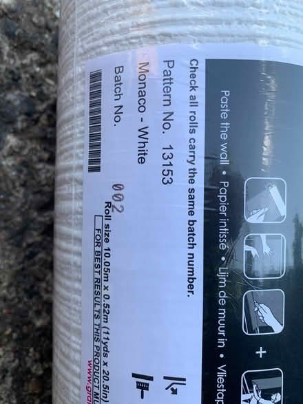 Photo of free Roll of anaglypta wallpaper (Lexden, CO3) #3