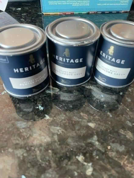 Photo of free Heritage paint 6 mini tins (Hove) #2