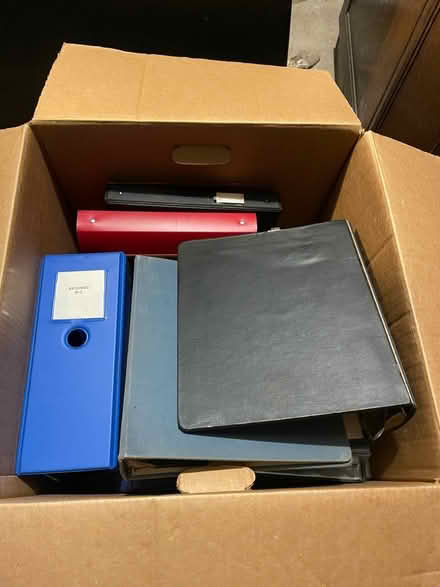 Photo of free Large used binders (Wesley Heights) #2