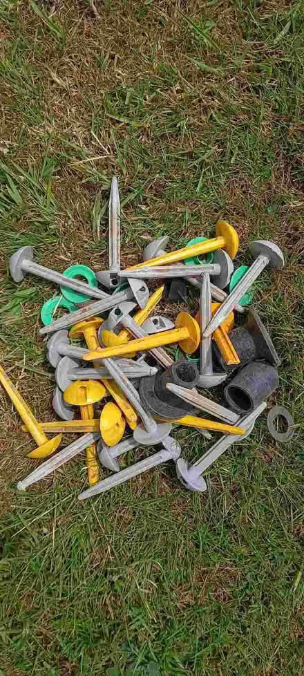 Photo of free Plastic ground sheet pegs (West Bergholt CO6) #1