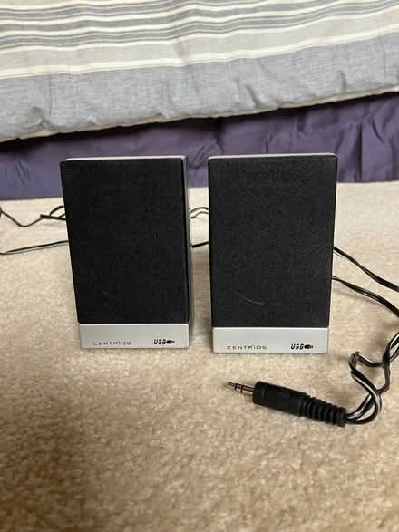 Photo of free Mini speakers (plug-in) (Winston Churchill & Britannia) #1