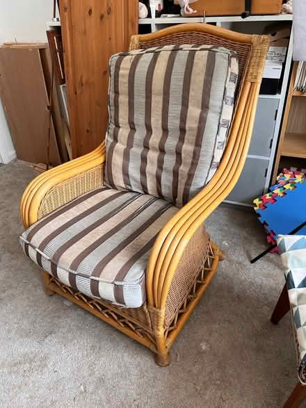 Photo of free Cane armchair (Gamlingay SG19) #1