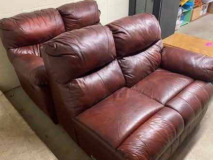 Photo of free Leather Sofa (Teaneck, NJ) #1