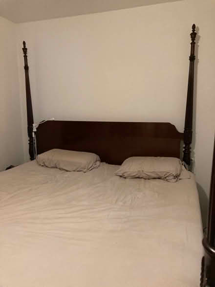 Photo of free King Four Post Pottery Barn Bed (Stowe) #3