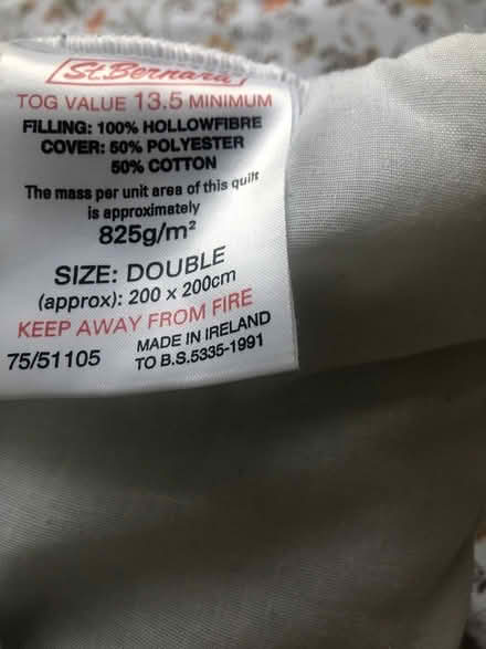 Photo of free Double duvet (Walkinstown) #1
