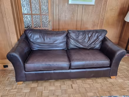 Photo of free 3 seater leather sofas (Christchurch BH23) #2