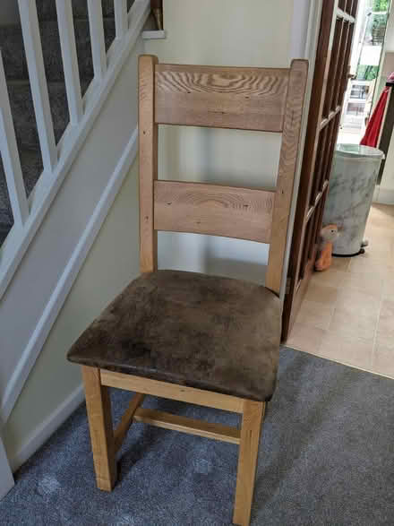 Photo of free Set of four dining chairs (RG17 Hungerford) #1