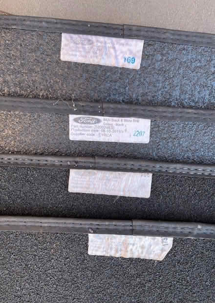 Photo of free Original ford car mats from fiesta st (Wickford SS12) #2