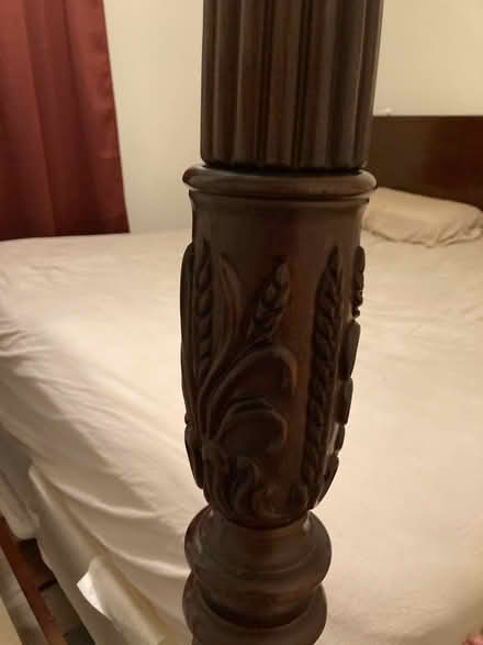 Photo of free King Four Post Pottery Barn Bed (Stowe) #1