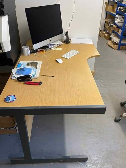 Photo of free Large desk/table 164 long (Glenleigh Park TN39) #2