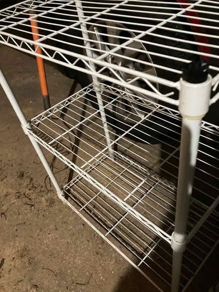 Photo of free 2 metal short metal shelves (Woodfield Rd & Airpark) #3