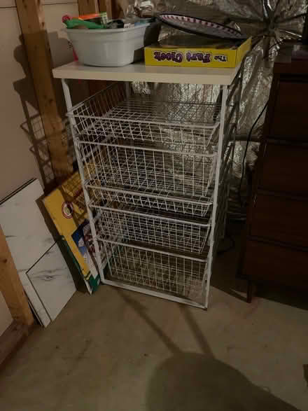 Photo of free Storage rack with sliding shelves (Gaithersburg Quince Orchard) #1
