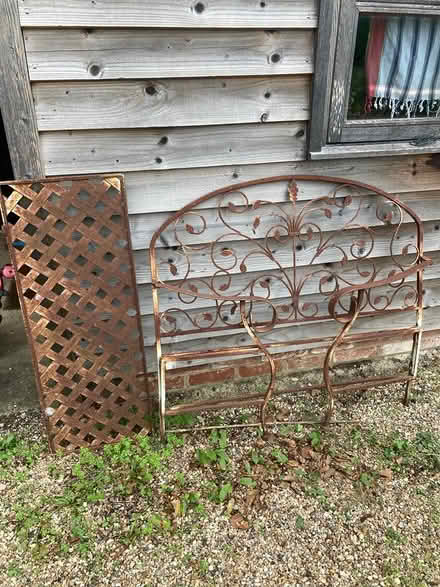 Photo of free Iron garden bench (Lavenham) #1