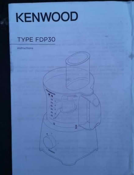 Photo of Kenwood food processor jug (BT8) #1