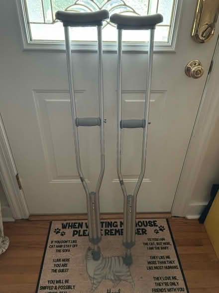 Photo of free Adjustable Crutches (Drexel Hill) #1