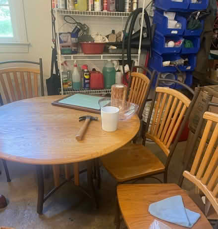 Photo of free Wooden kitchen table (Arrowhead) #1