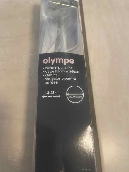 Photo of free metal curtain pole set (Codsall WV8 1) #1