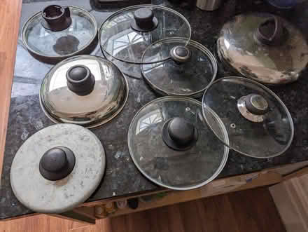 Photo of free Pan lids various sizes (Streatham Common SW16) #1