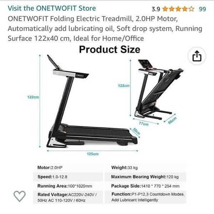 Photo of free Folding Treadmill (liverpool 1) #4