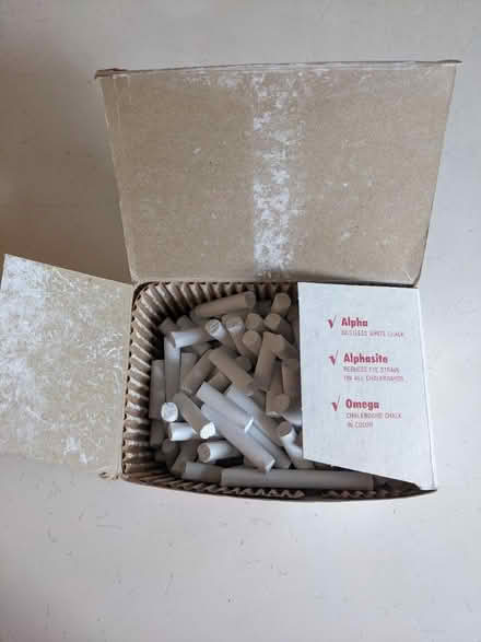 Photo of free Box of blackboard chalk (Cabbagetown) #1