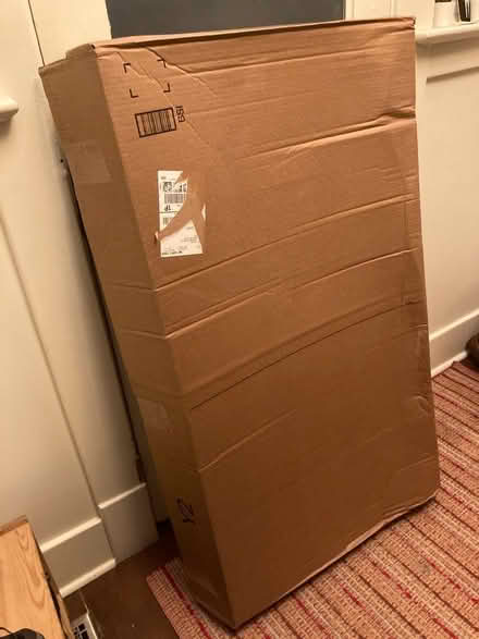 Photo of free Large box 28” x 52” x 6” (East Vancouver) #1