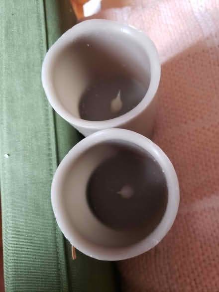 Photo of free 6" grey pillar candles (Parkville) #1
