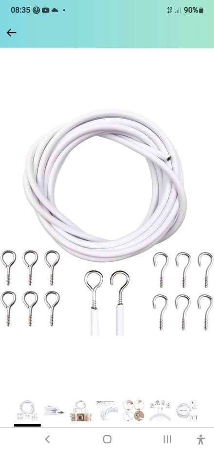 Photo of Curtain wire (Harrogate HG1) #1