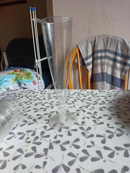 Photo of free 12 Plastic Champagne flutes (W13) #1