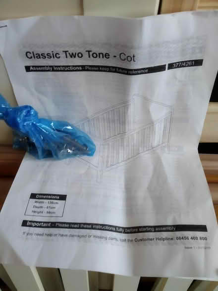 Photo of free Baby Cot (High Heaton NE7) #3
