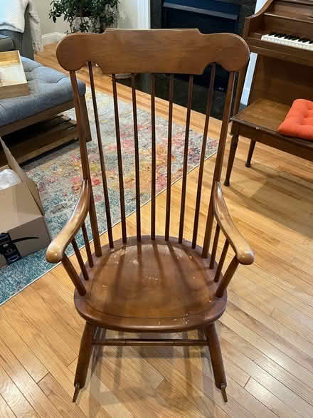 Photo of free Wooden Rocking Chair (Ayer) #1