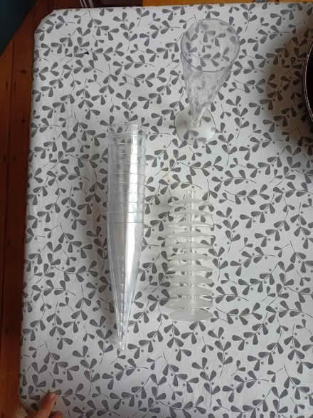 Photo of free 12 Plastic Champagne flutes (W13) #2