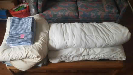 Photo of free Duvets, 3 duvet covers and topper (Hounslow TW5) #1