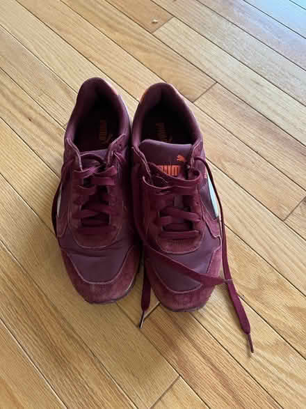Photo of free Men’s Size 7.5 Red Puma Sneakers (Ayer) #1