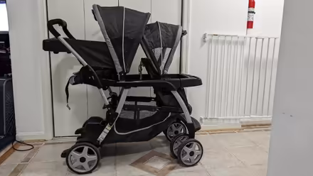 Photo of free Two-kid stroller and a high chair (Springfield/Burke) #1