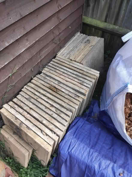 Photo of free 45cm square Paving slabs (Buckskin RG22) #3
