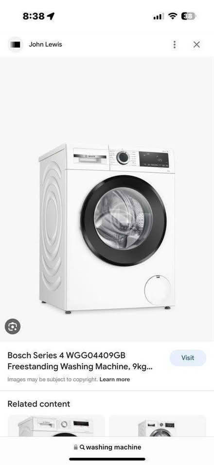 Photo of Washing machine (SG19 sandy) #1