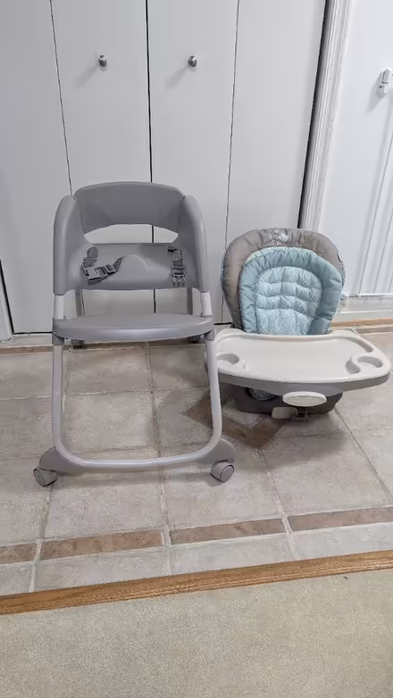 Photo of free Two-kid stroller and a high chair (Springfield/Burke) #2