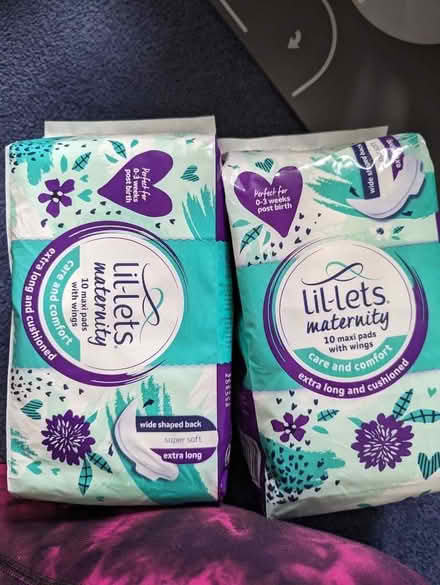 Photo of free Maternity pads (Craigleith EH4) #1